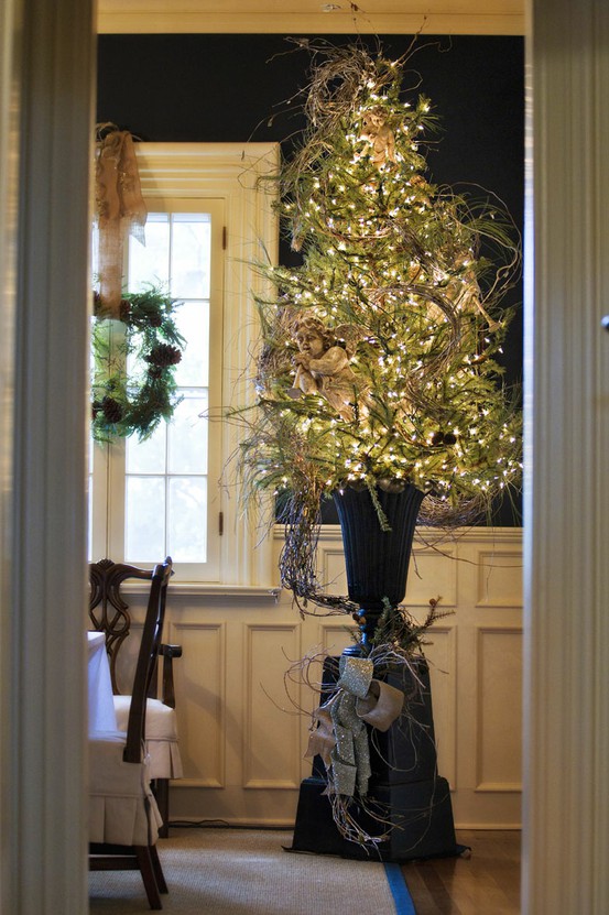 Maison Decor Urns used for Christmas Decor