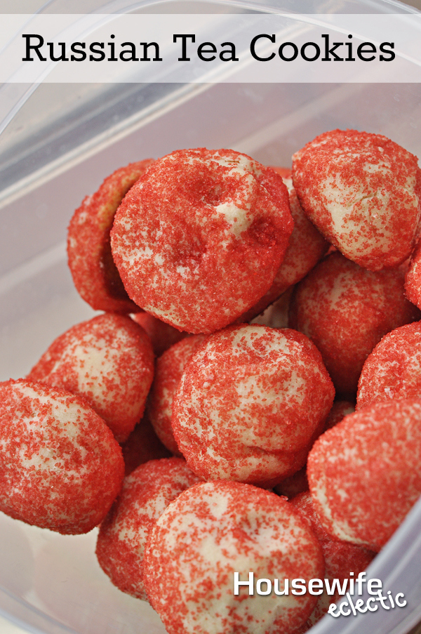 Russian Tea Cookies Housewife Eclectic