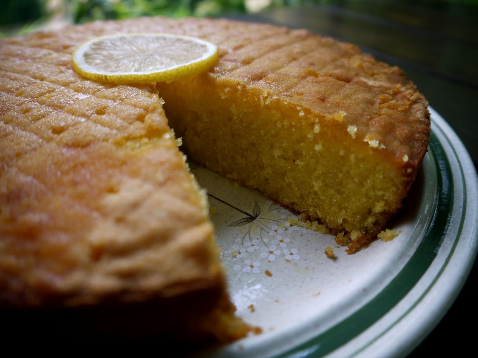 just keep stirrin' Lemon Almond & Polenta Cake