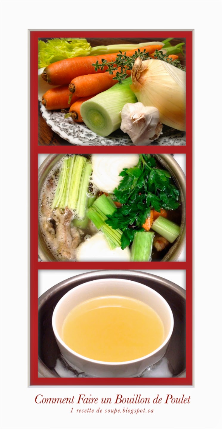 1 recette de soupe Comment Faire un Bouillon de Poulet