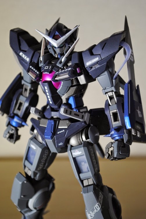 Custom Build MG 1/100 GN001 Gundam Exia "Black Exia" Gundam Kits