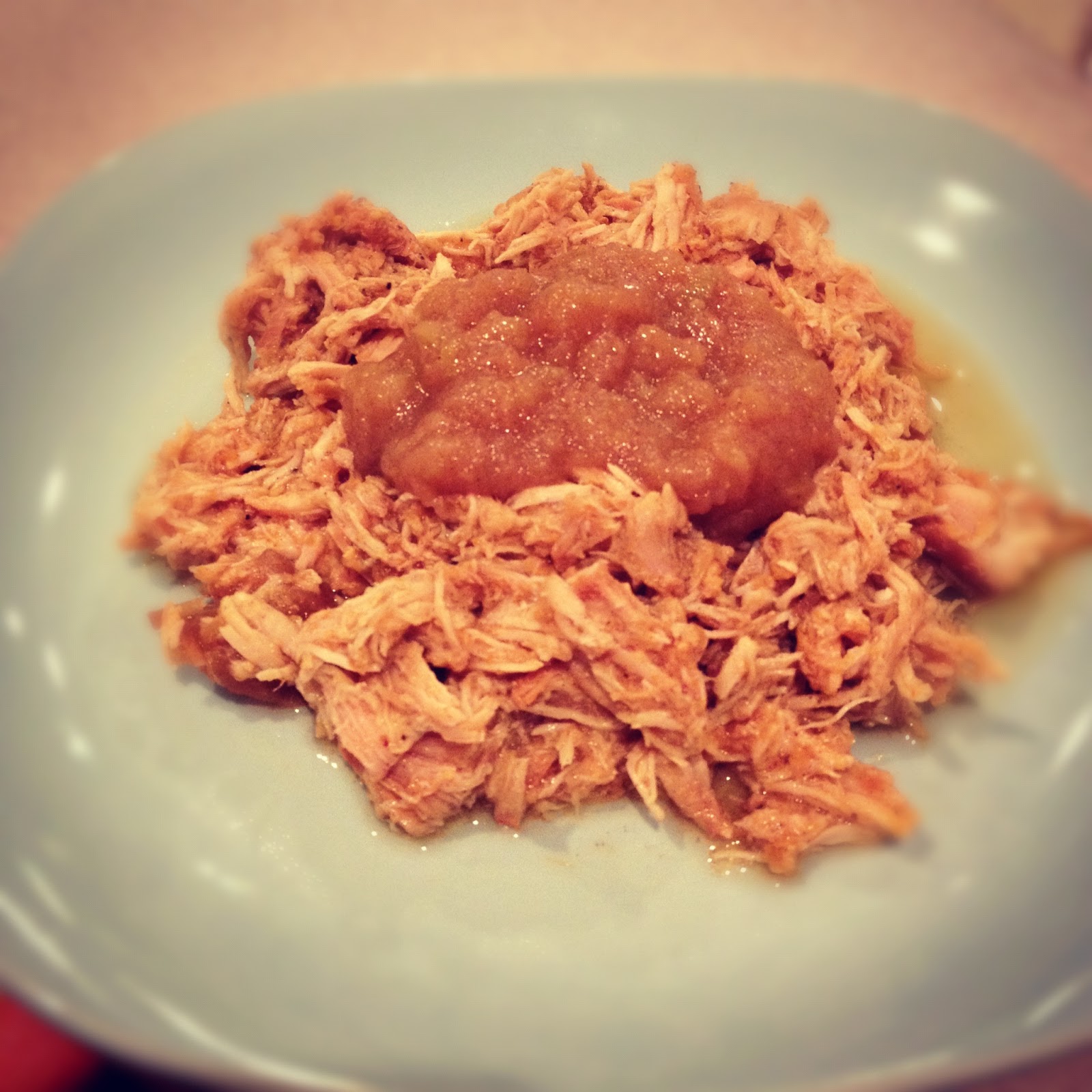 Sooo Paleo Applesauce & Pumpkin Crock Pot Chicken