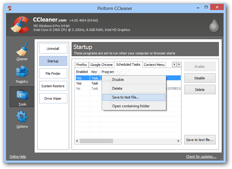 ccleaner for windows xp 32 bit