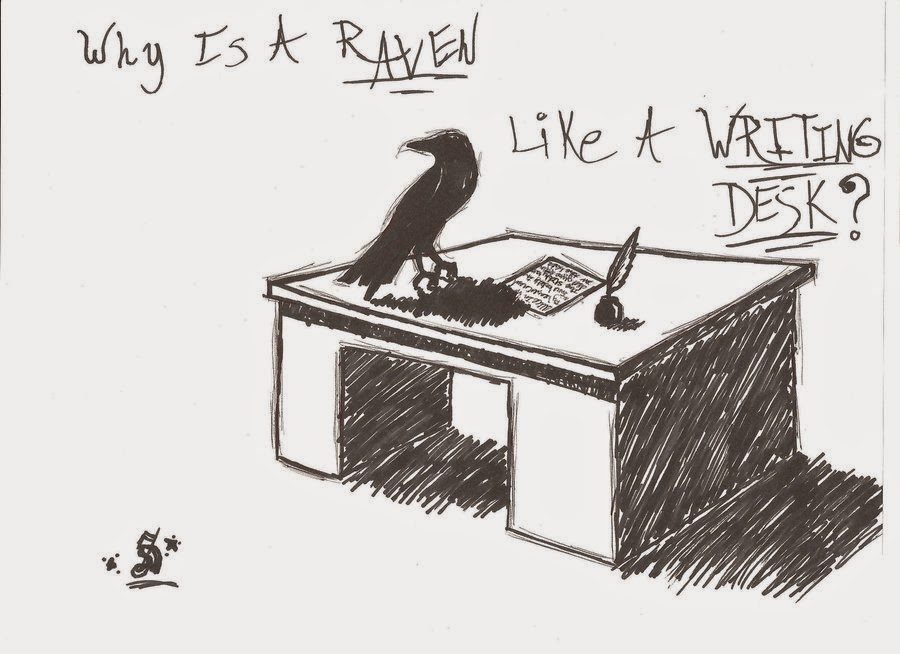 Alice Nonsense Language Post 1 Why Is A Raven Like A Writing