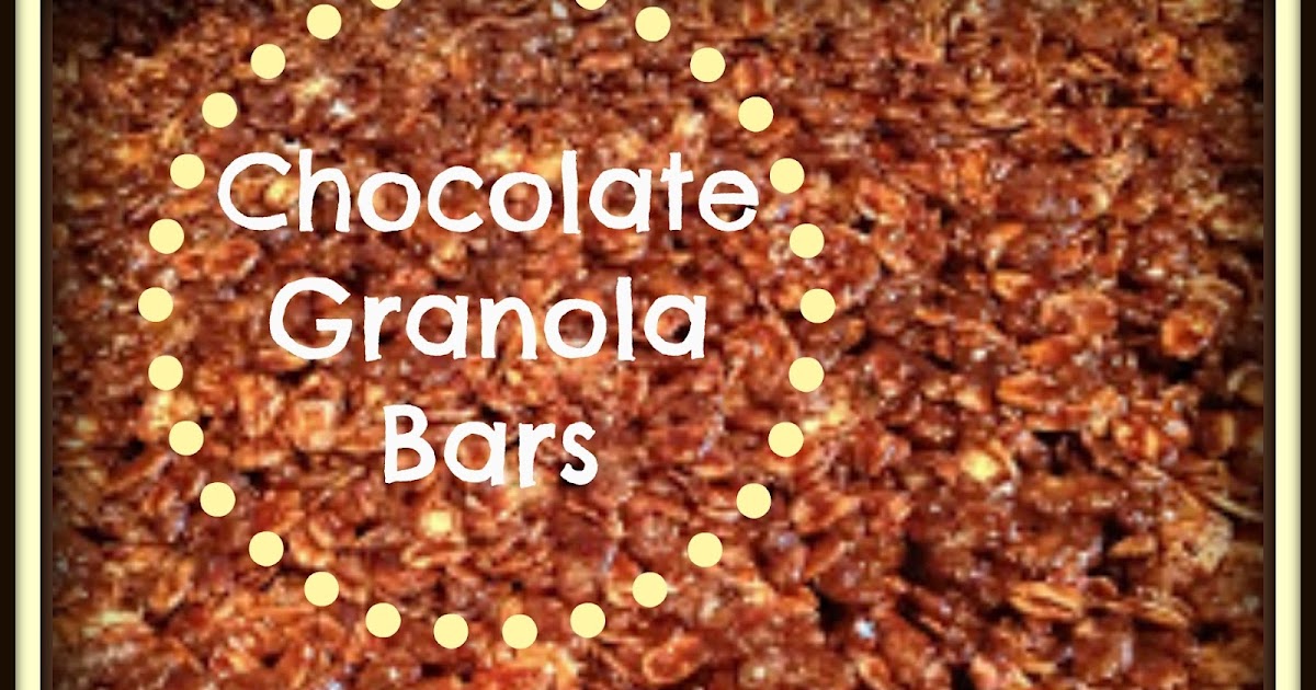 Hives in the Kitchen Allergy Free Chocolate Granola Bars