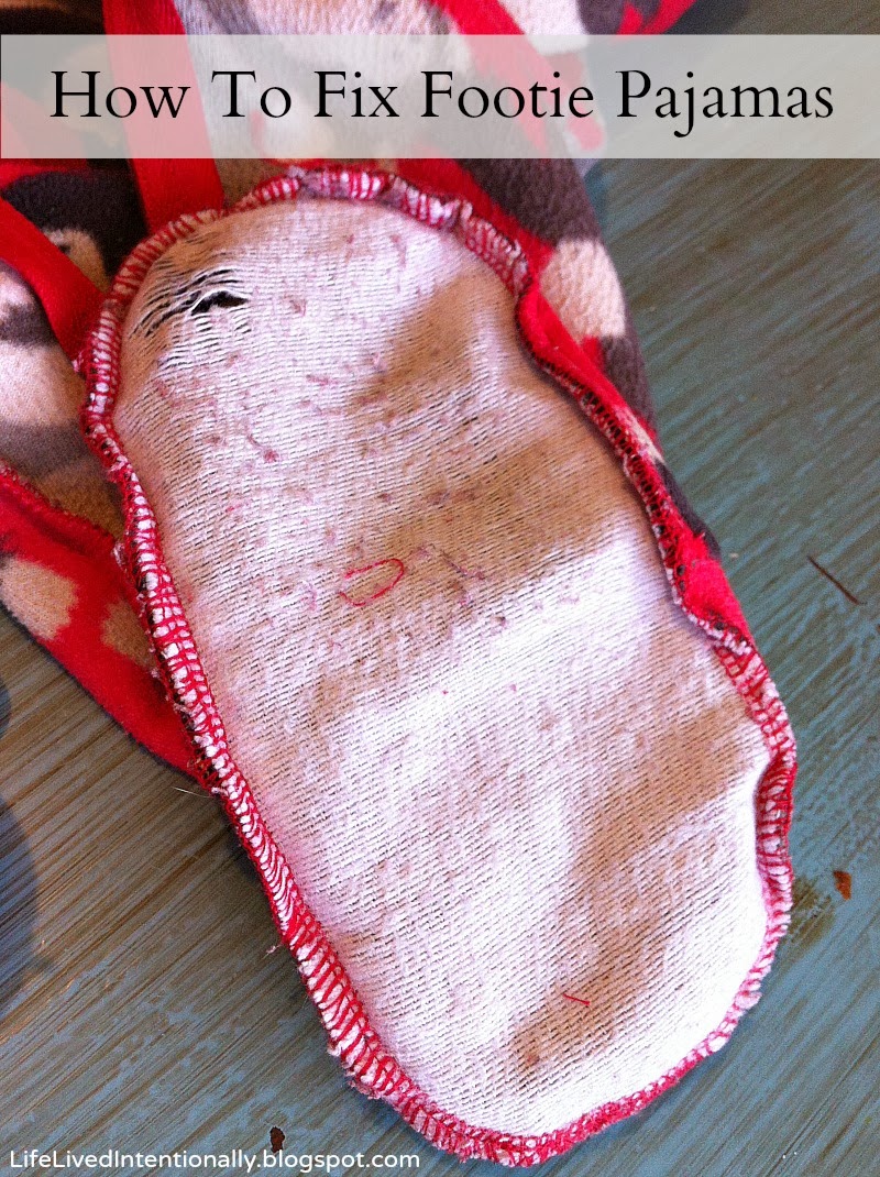 Life Lived Intentionally How To Fix Footie Pajamas