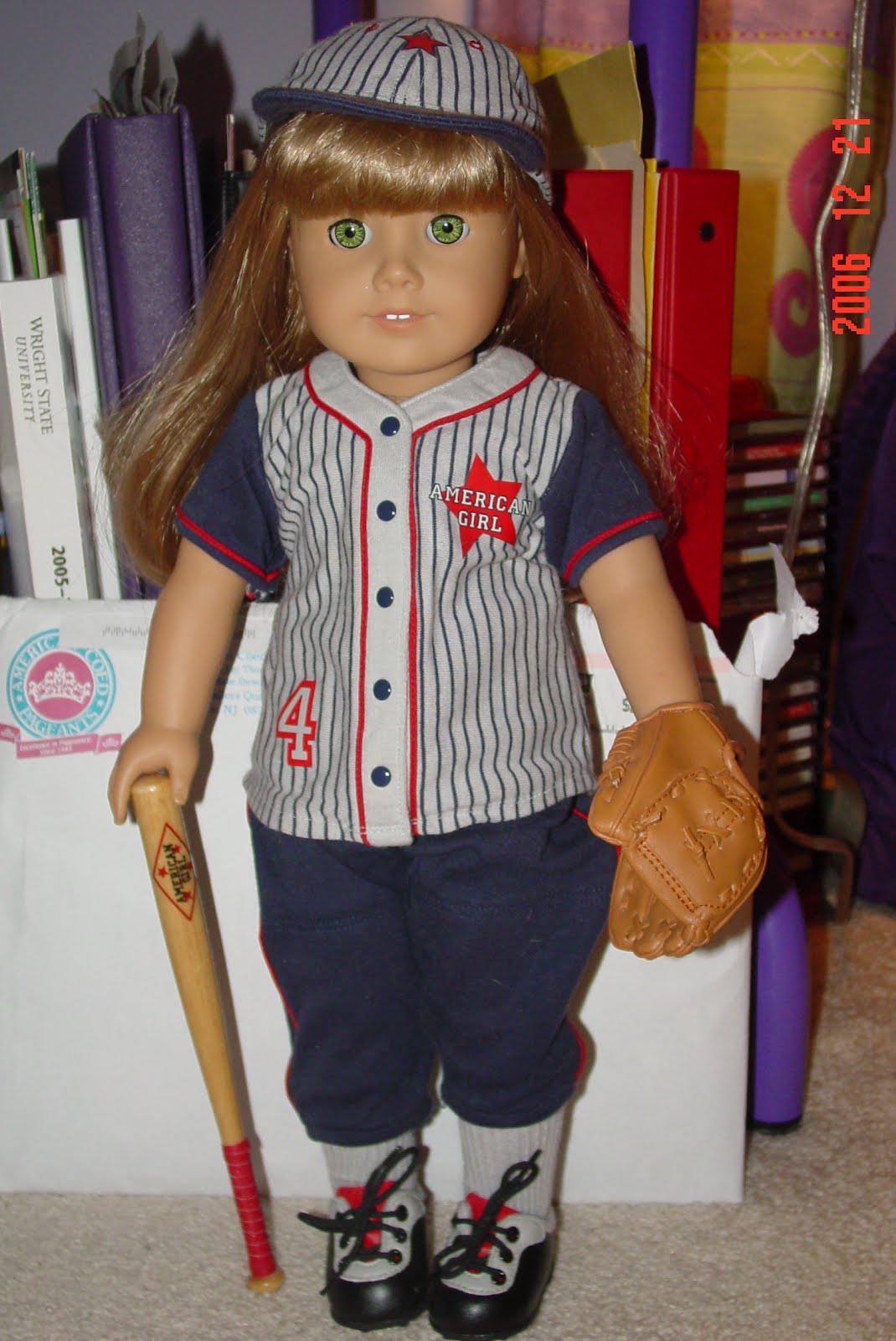 american girl baseball outfit