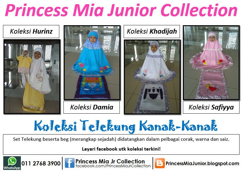 TELEKUNG KANAK-KANAK ~ Princess Mia Junior Collection ~