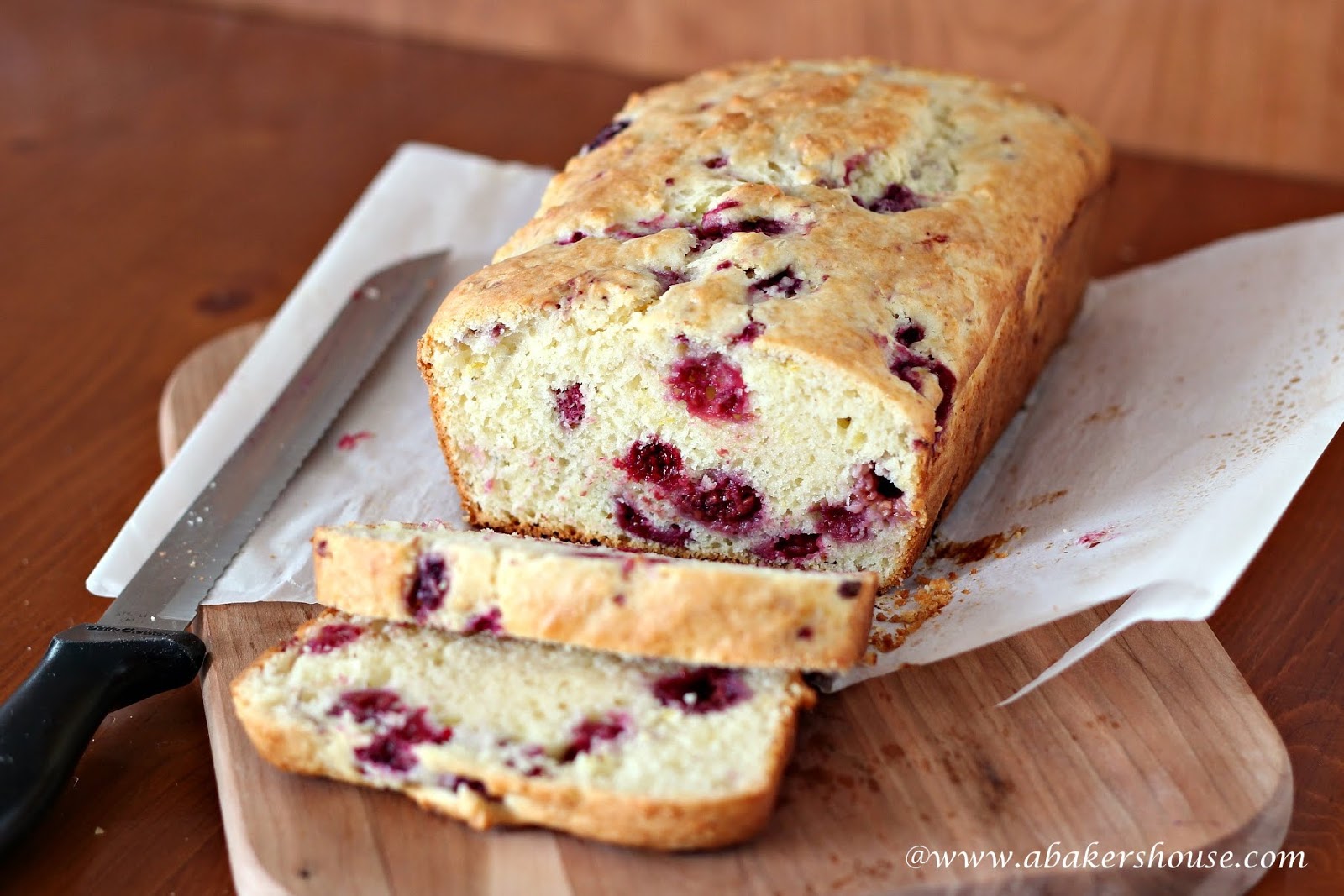 Raspberry Quick Bread for TwelveLoaves April A Baker's House