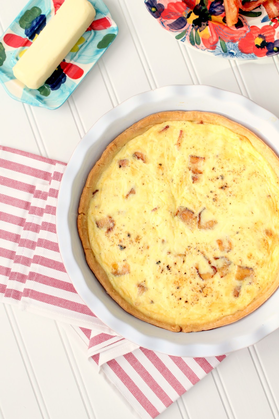 Cherry Tea Cakes Quiche Lorraine