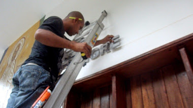 INSTALAÇÃO LETREIROS EM LETRAS CAIXA FACHADAS IGREJA CATÓLICA SÃO FRANCISCO XAVIER- SÃO PAULO