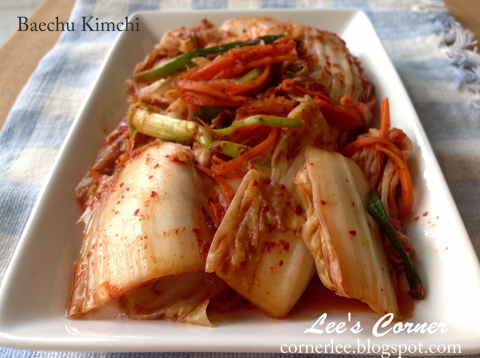 Lee's Corner ) 배추겉절이 Fresh Napa Cabbage Kimchi / Kimchi Cải Thảo