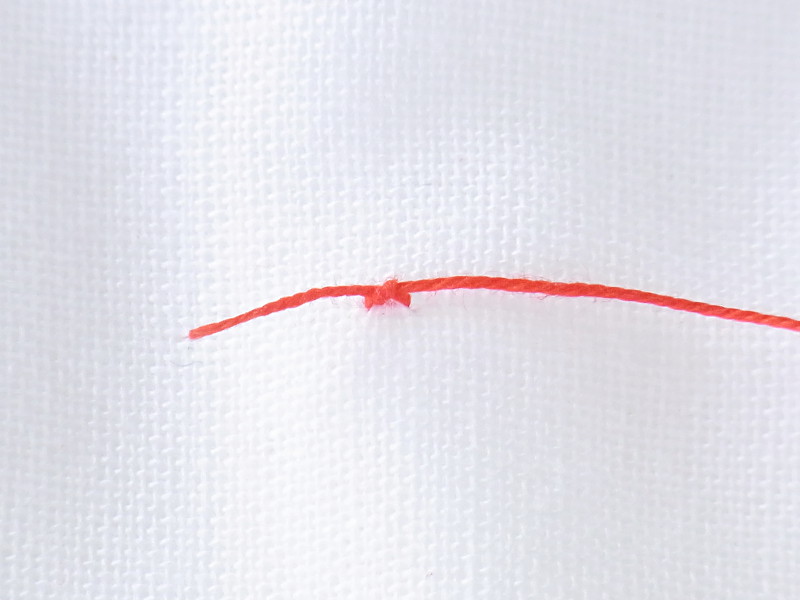 Perfect Comes From Perfect 玉留め 玉結びに代わる糸留め法