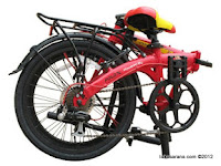 20 Inch FoldX World Cup Spain La Furia Roja Folding Bike