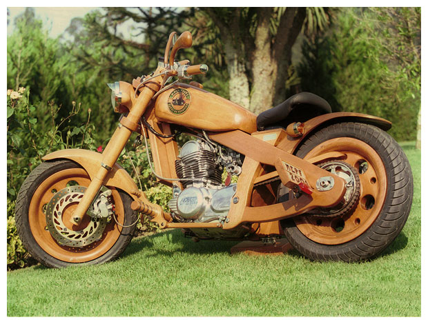 Wood Frame Motorcycle