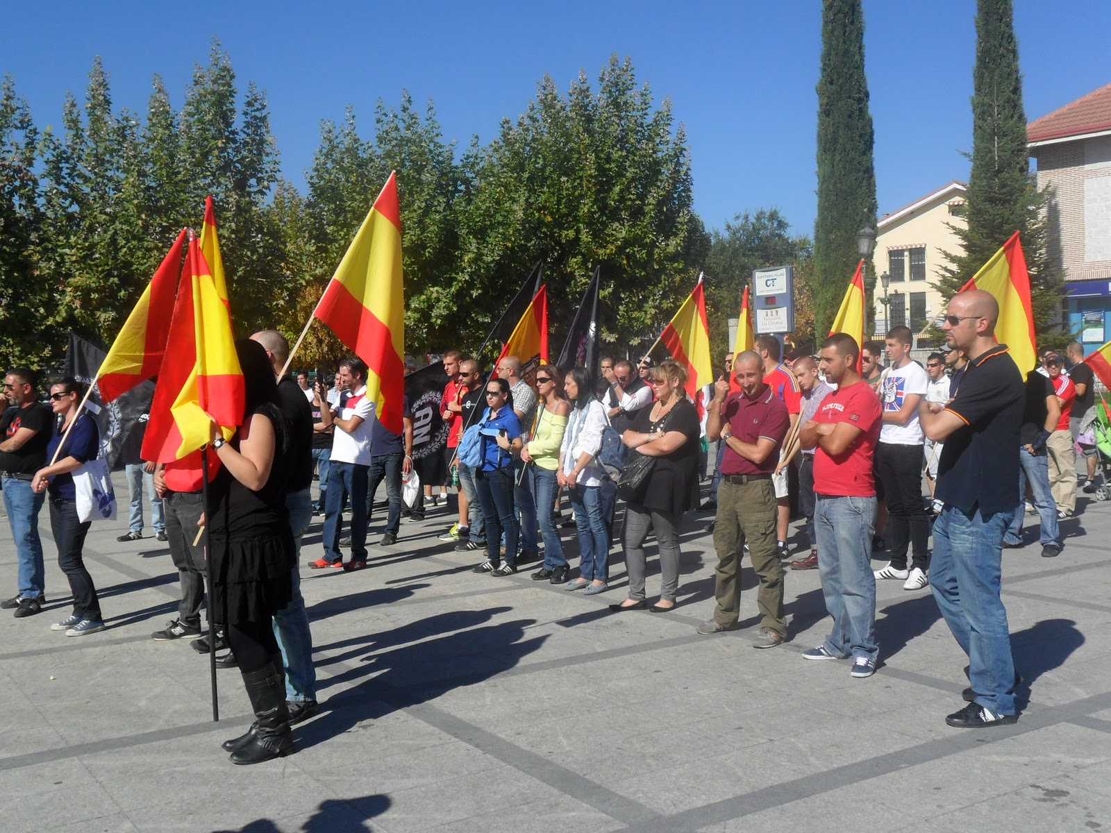Crónica del acto de Alianza Nacional en Alpedrete (Madrid). La Nación