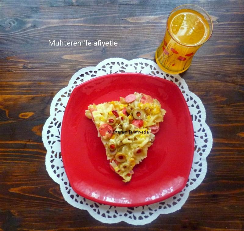 Muhterem�le Afiyetle PİZZA MAKARNA
