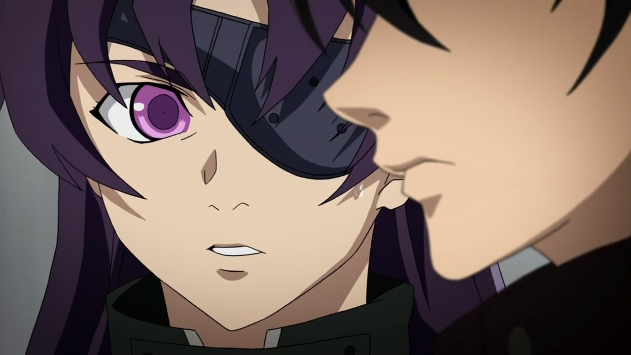 Mirai Nikki Ep. 1: Let's look into the future to cheat on a math