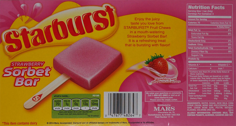 On Second Scoop Ice Cream Reviews Quick Review Starburst Strawberry