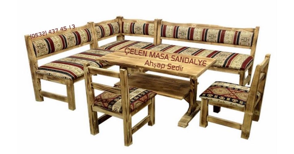 Çelen Masa Sandalye Sedir Şark köşeleri, imalat şark sofrası