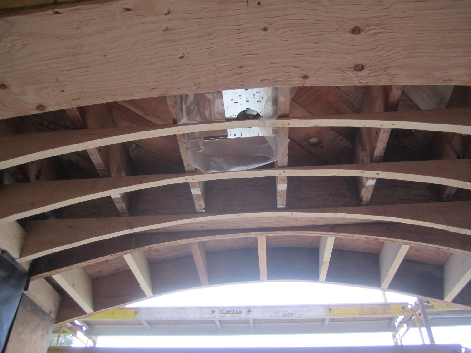 Barrel Roof Framing A Double Roof Using A Norman Truss