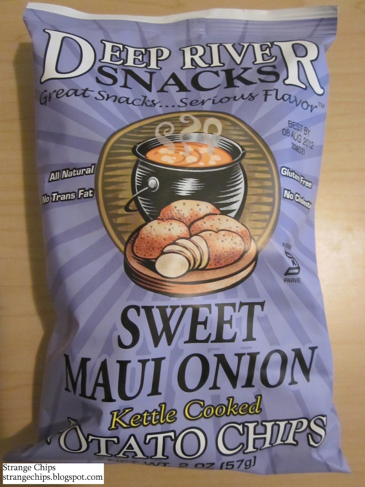Strange Chips Deep River Snacks Sweet Maui Onion