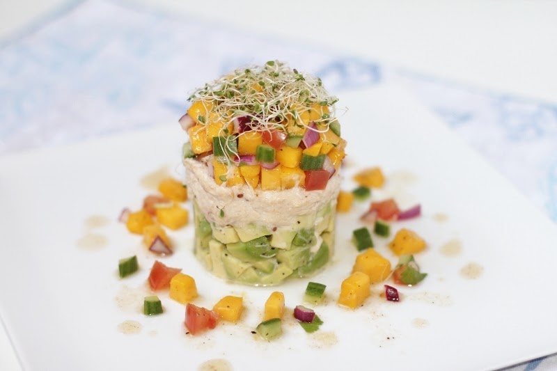 Beyond Sweet and Savory Crab Tower