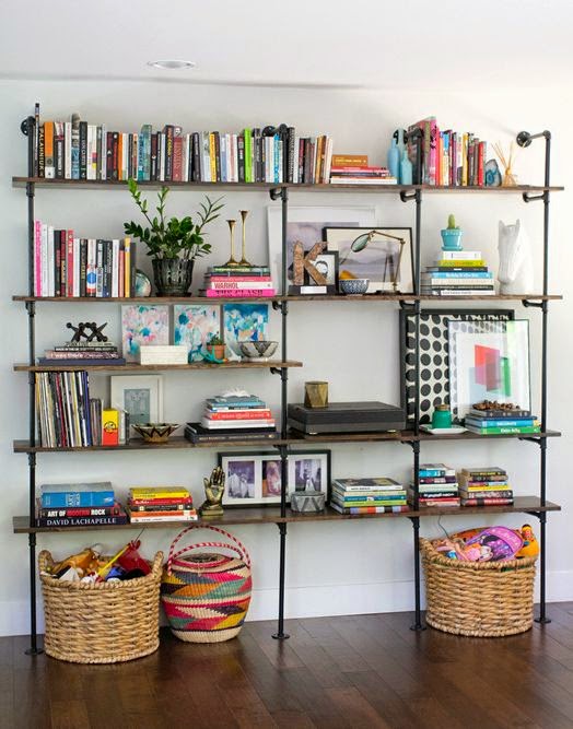 10 fotos de librerÃas para el salón Ideas Escalera Estanteria