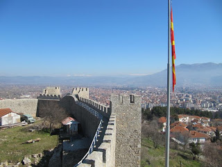 vistas desde la fortaleza de Ohrid