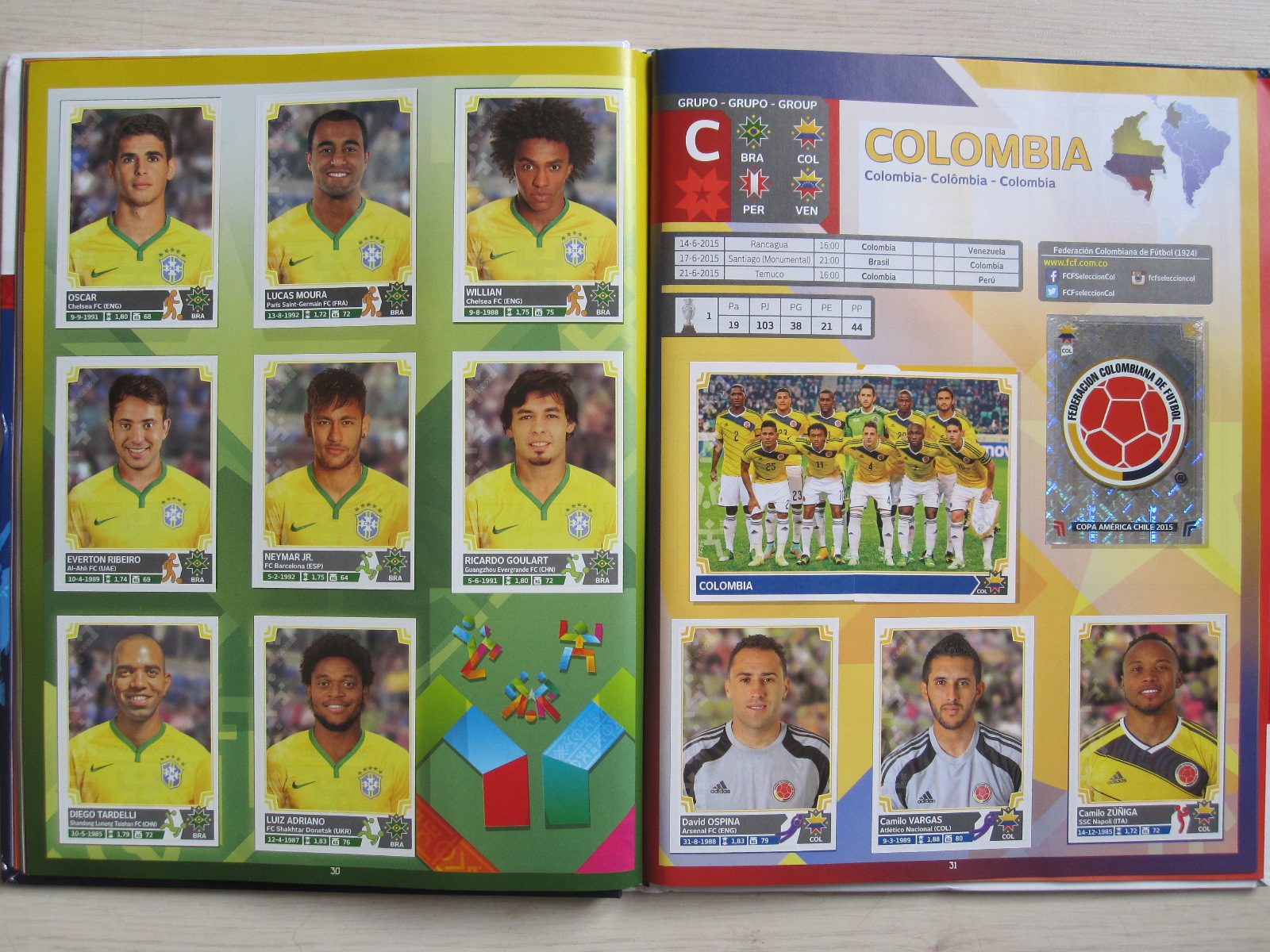 Only Good Stickers Panini Copa America Chile 2015 (Hardcover album)