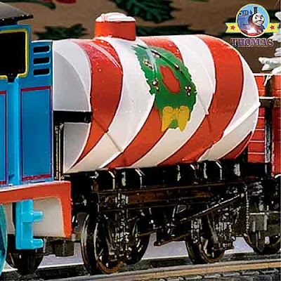Bachmann HO scale Thomas the Tank Engine collectible set sugar candy cane red and white tanker truck