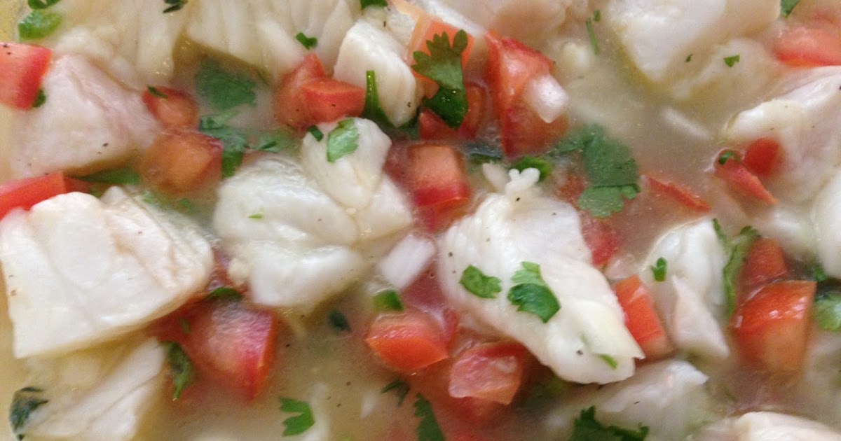 Three Different Meals Halibut Ceviche