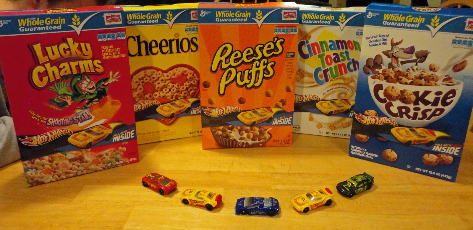 One Crazy Cookie Hot Wheels and The Ultimate Big G Cereal Giveaway