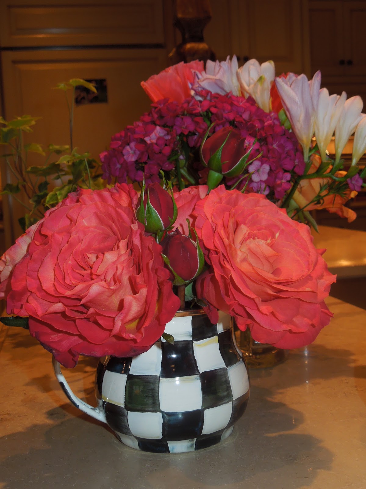 The French Tangerine leftover flowers