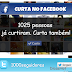 Box Personalizada de Curtir FanPage no Facebook e Seguir no Twitter