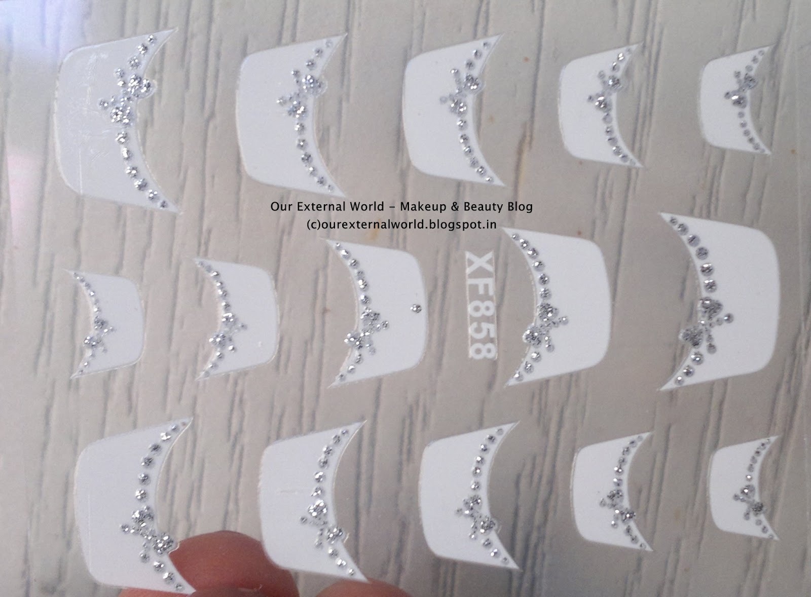 3D Nail Seal Elegant French Nail Art Stickers Review
