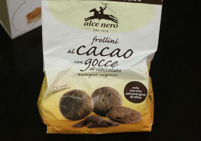 Alce Nero Organic Cocao Biscuits with Chocolate Chips 250 g