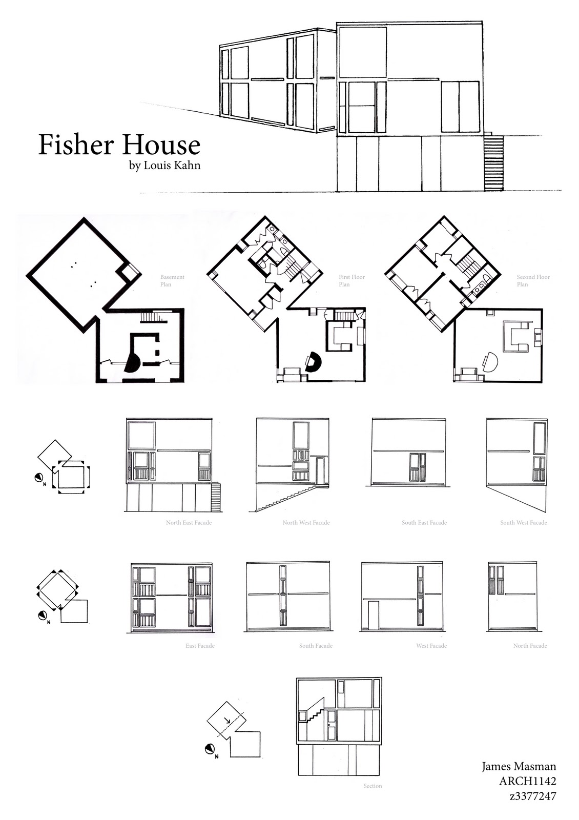 FISHER HOUSE LOUIS KAHN Ainhoa Riol