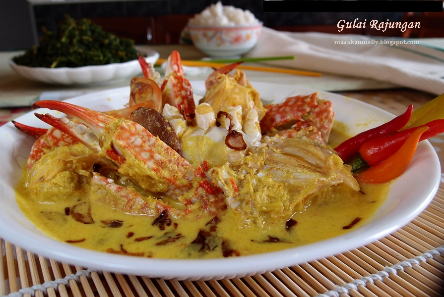 CARA MEMBUAT GULAI RAJUNGAN (KEPITING LAUT) PEDAS Resep