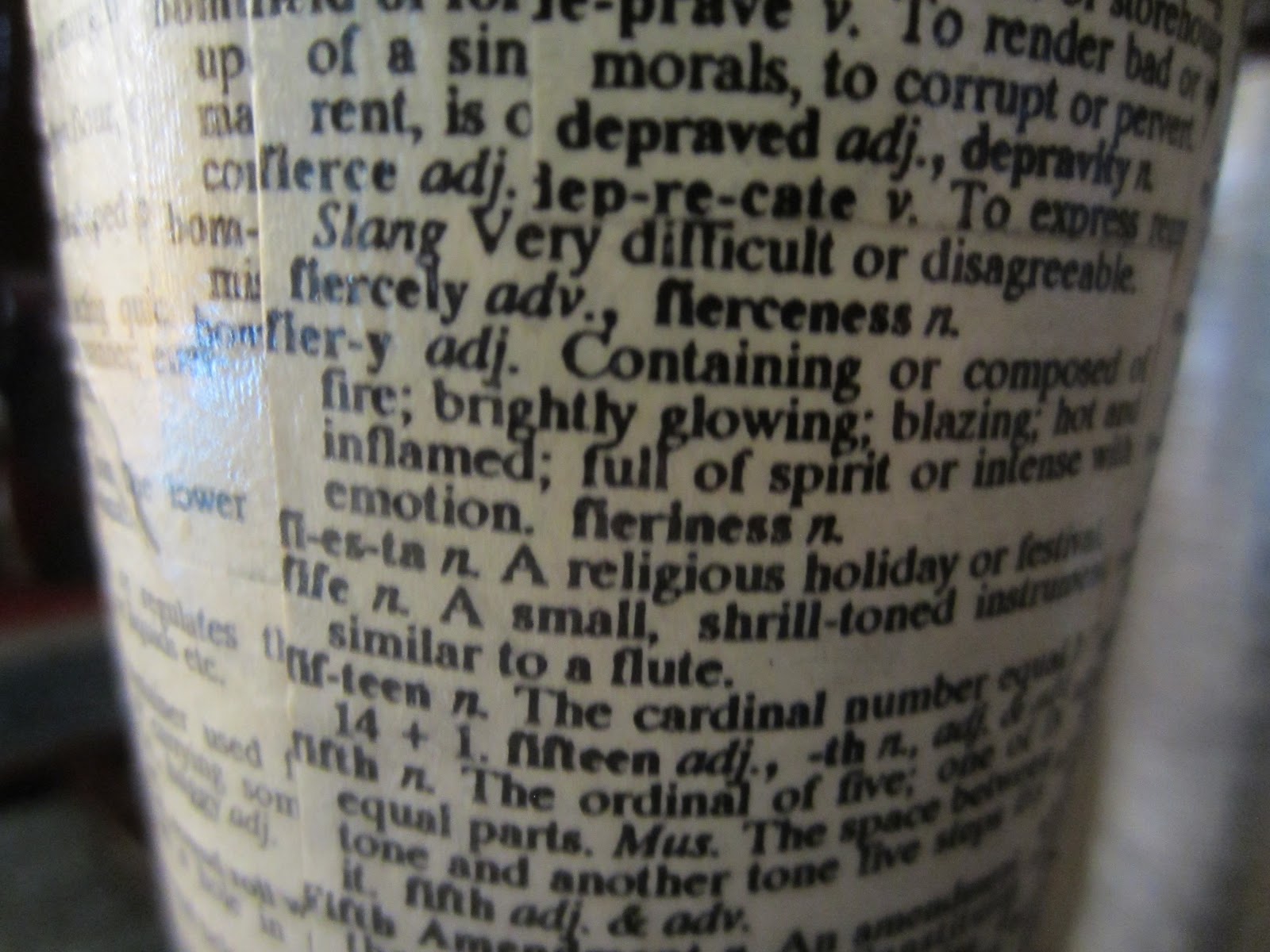 The Purple Paisley Dictionary Decoupage fabulous writing desk makeover