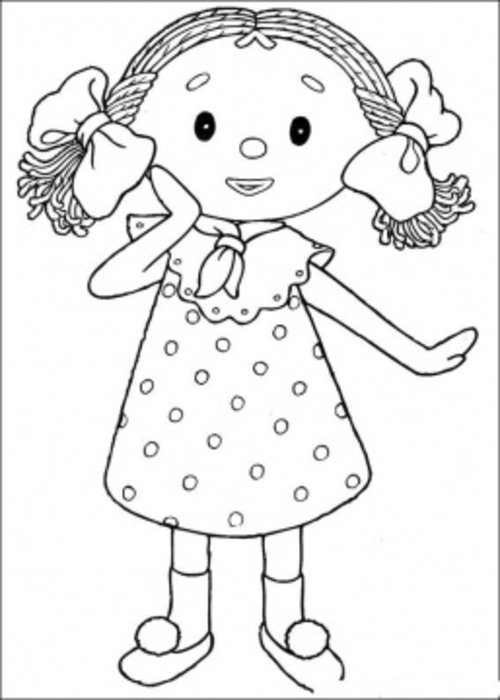 Cute Girl Coloring Pages For Kids title=