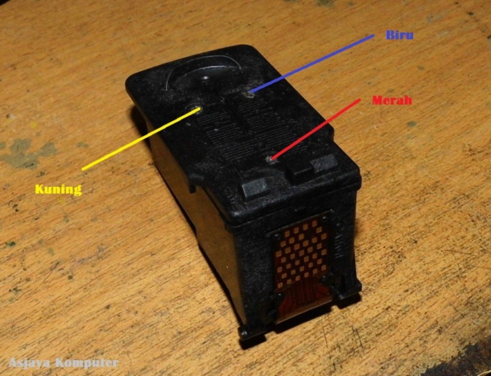 Cara melihat posisi tinta pada catridge warna printer