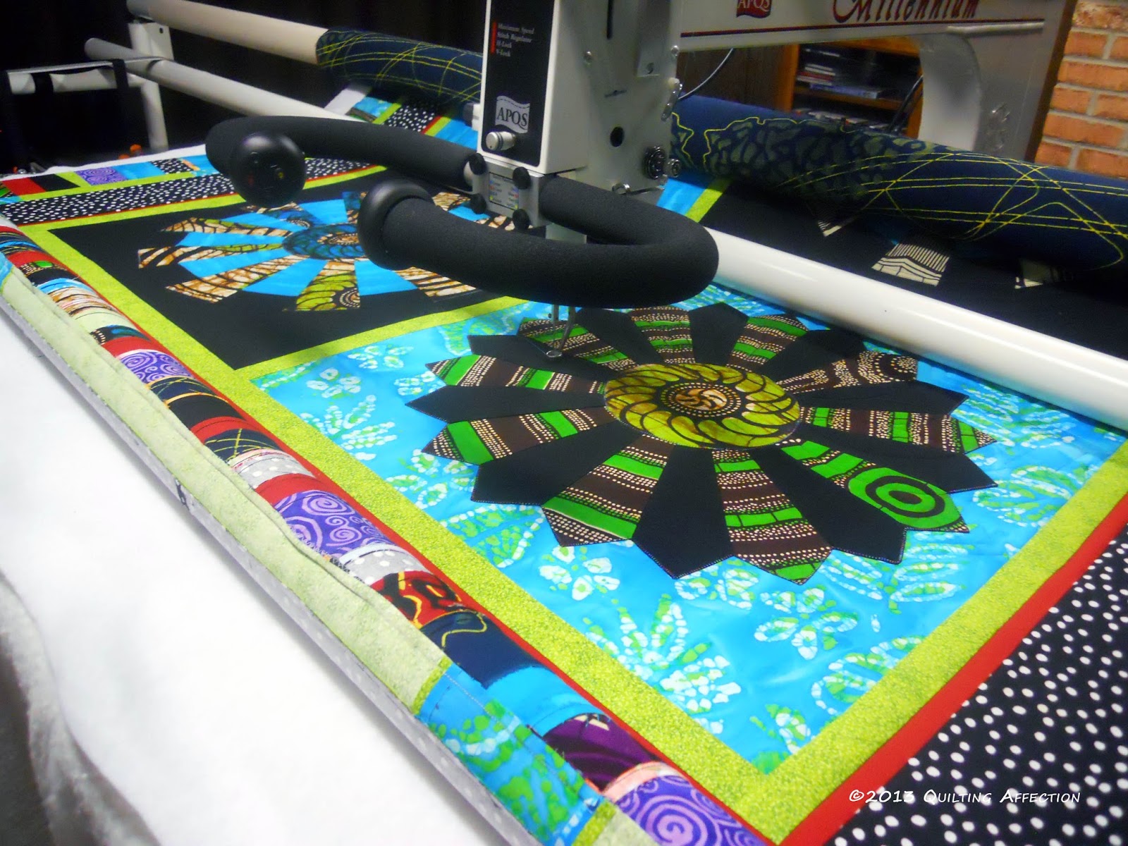 Quilting Affection Designs African Quilt Finished!