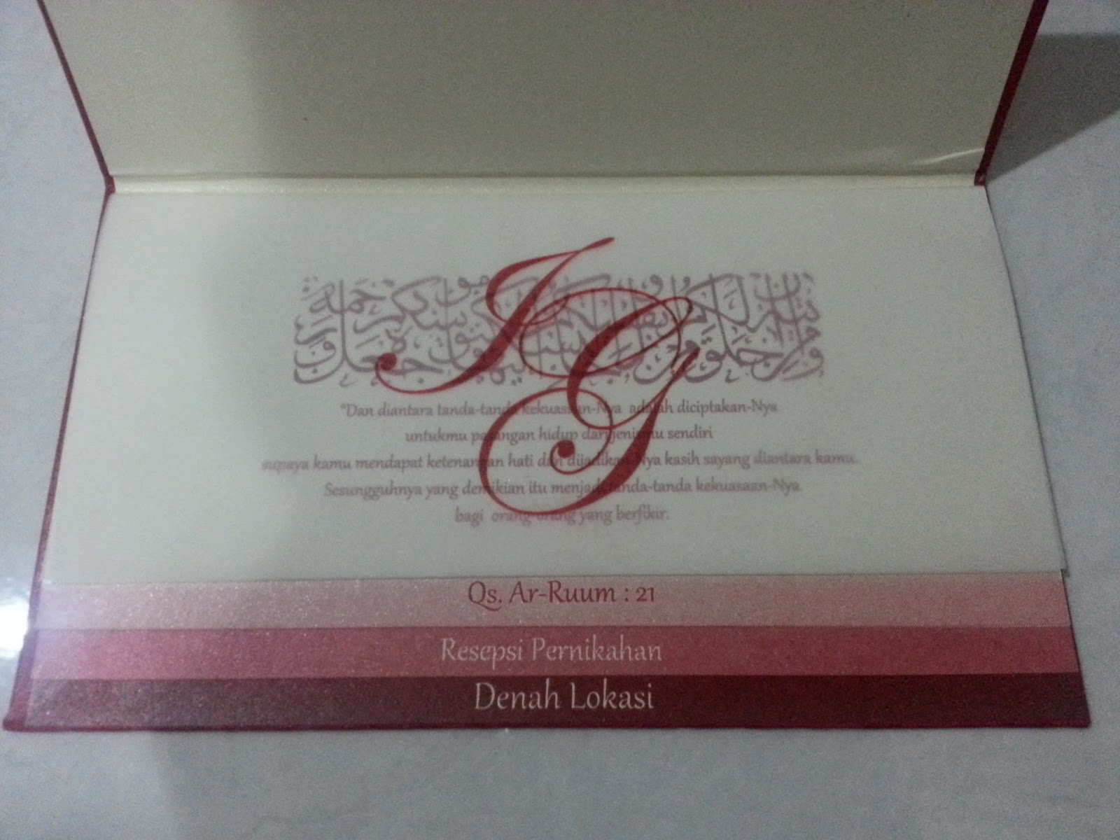 Need to Know Only: Si Merah Wedding Card DONE