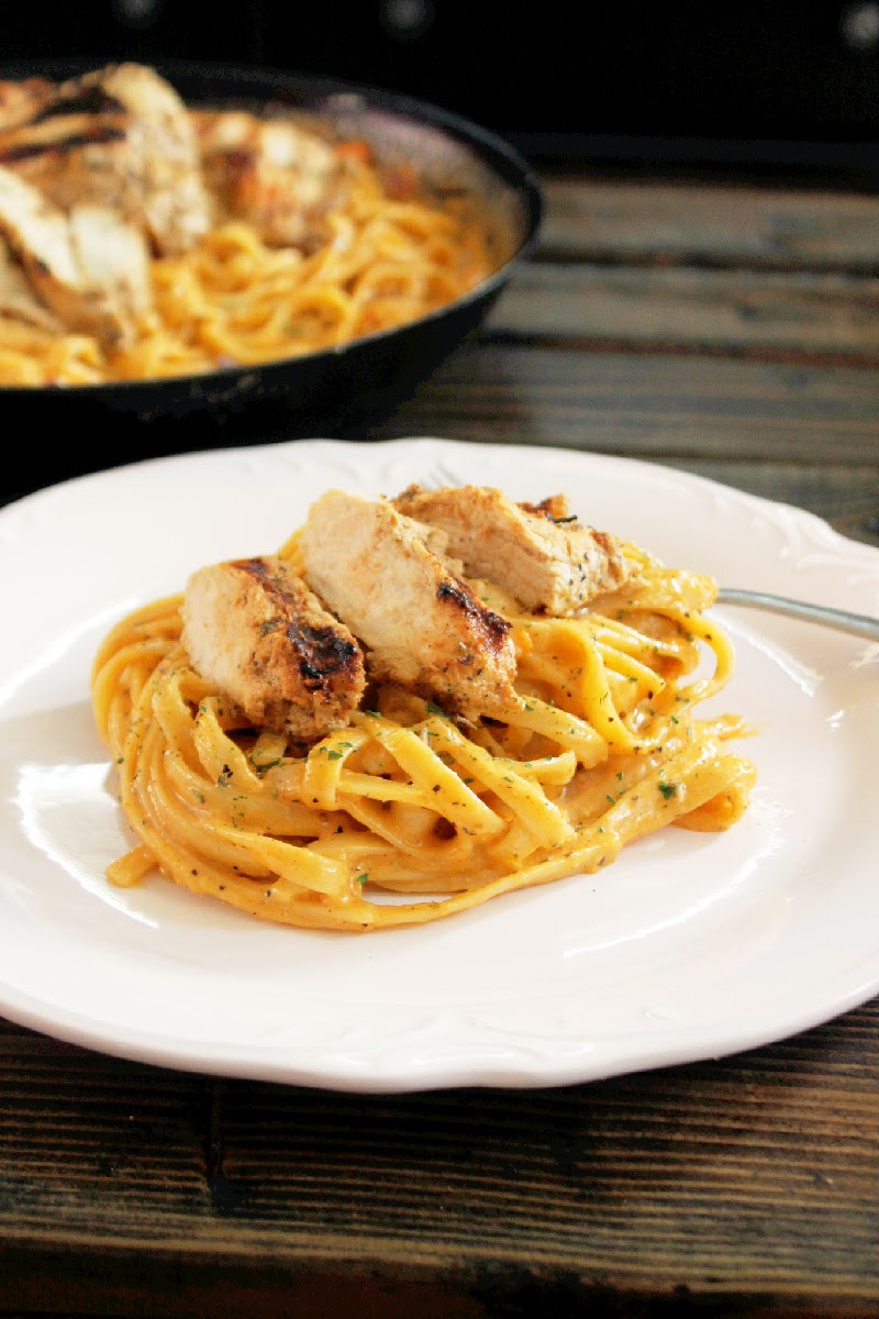 Creole Contessa Grilled Greek Chicken Alfredo