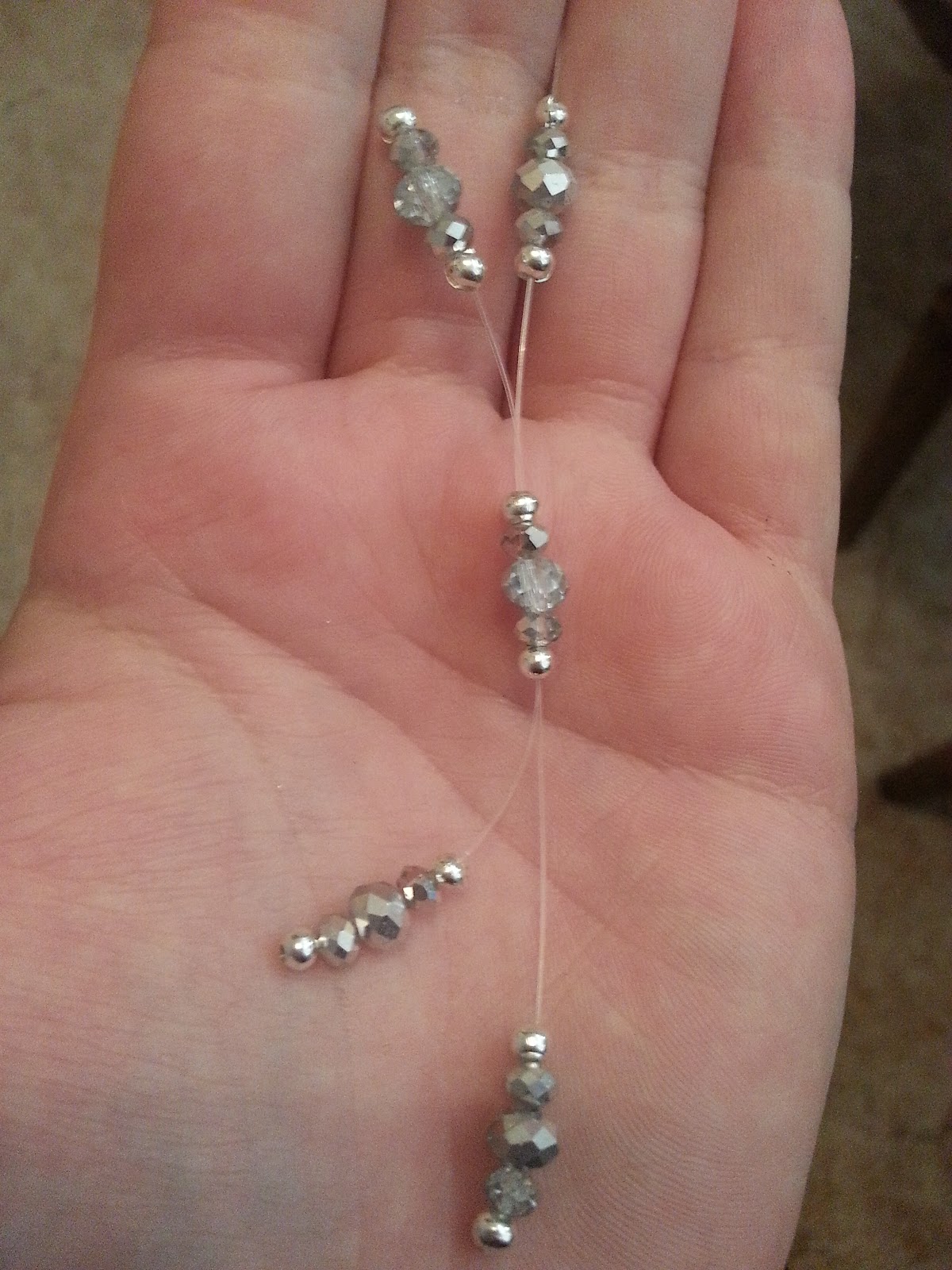 Did It Myself Craft Tutorials Floating crystal necklace tutorial