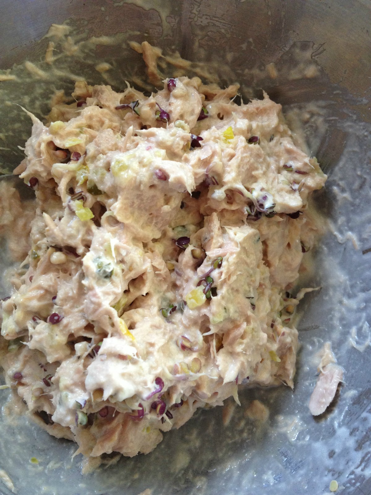 Bella Blue Jungle Tuna Salad with Sprouted Mustard Seed