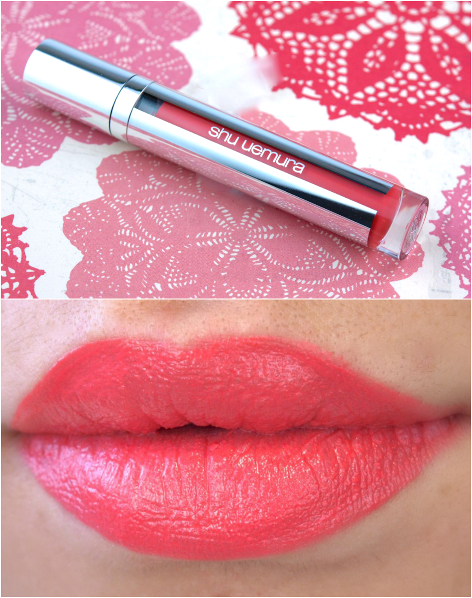 Shu Uemura Tint in Gelato Lip and Cheek Color in CR 01 Blood Orange Review and Swatches