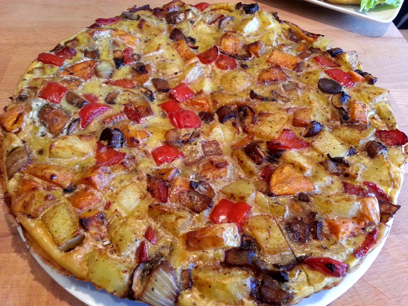 Slimming World Delights Roasted Vegetable Tortilla