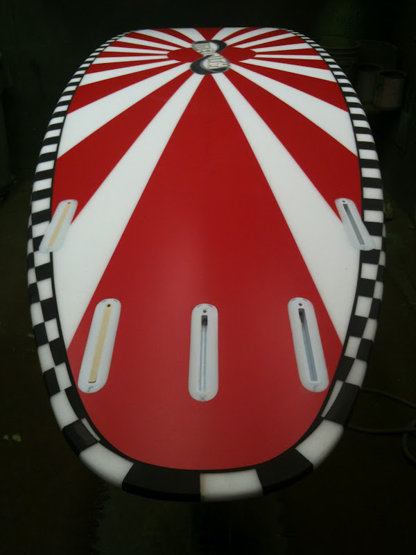 Stand Up Paddle Surfing Custom Paddleboard/Custom Paint Job = Rad.